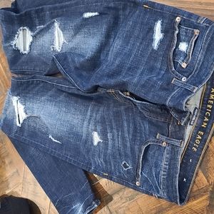 Men's jeans 34x32 distressed